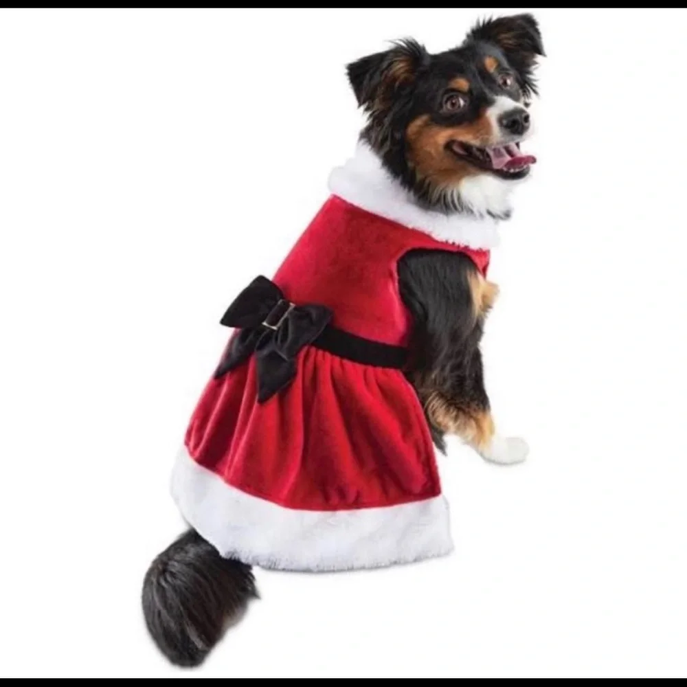 Mrs. Claus Dog Christmas Dress - Picture 1 of 3